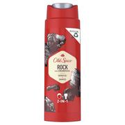 Kosmetyki do kąpieli - Old Spice Rock żel pod prysznic i szampon, 250 ml, żel pod prysznic 2 w 1 + szampon dla mężczyzn, o długotrwałym zapachu - miniaturka - grafika 1