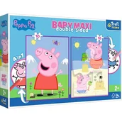 Puzzle - Puzzle dla dzieci Baby Maxi Double Sided - Pogodny dzień Peppy wiek 2+ - miniaturka - grafika 1