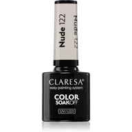Lakiery hybrydowe - Claresa Lakier Hybrydowy Nude 122 5ml - miniaturka - grafika 1