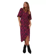 Sukienki - Joe Browns Damska sukienka z długim rękawem z kwiatowym wzorem, wielokolorowa, 16, Granatowy (Navy)/czerwony, 42 - miniaturka - grafika 1