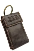 Etui na dokumenty i karty - Breloczek Na Klucze / Mini Sakieweczka WILD Skóra Licowa WI5525 8 x 5,5 [cm] - miniaturka - grafika 1