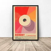 Obrazy i zdjęcia na płótnie - Kolorowy plakat do łazienki Papier toaletowy - miniaturka - grafika 1