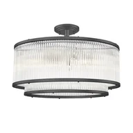 Lampy sufitowe - Sergio lampa sufitowa 6xE14 czarna C0528-06H-P7AC - miniaturka - grafika 1
