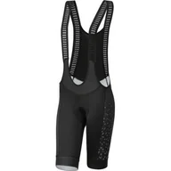 Spodenki rowerowe - Spodenki rowerowe KROSS Flow Lady BIB ( XS) Czarny - miniaturka - grafika 1