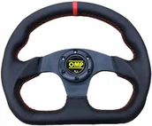 Akcesoria tuningowe - Jedyna Kierownica Omp Stylizacja Sport Drift Wymiar 325mm x 290mm Skóra - miniaturka - grafika 1