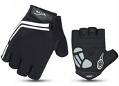 Rękawiczki rowerowe - Rękawiczki rower Verso SB-01-7036-E czarno-białe - miniaturka - grafika 1