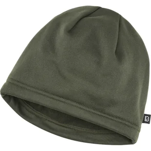 Czapka polarowa Brandit Fleece Cap Ice - olive green - Odzież taktyczna i umundurowanie - miniaturka - grafika 1