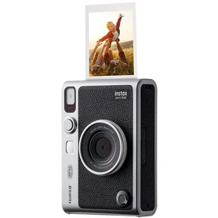 FUJIFILM Instax Mini Evo Czarno-srebrny - Aparaty natychmiastowe - miniaturka - grafika 1