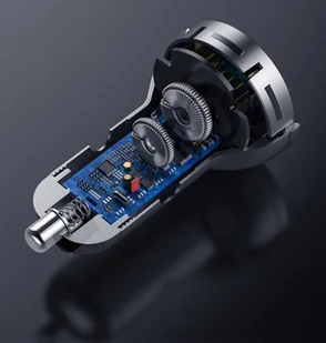 Baseus ładowarka samochodowa 2x USB 4,8A 24W z LCD srebrny (CCBX-0S) - Ładowarki do telefonów - miniaturka - grafika 12
