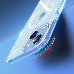 Dux Ducis Clin magnetyczne etui do iPhone 14 kompatybilne z MagSafe przezroczysty - Etui i futerały do telefonów - miniaturka - grafika 9