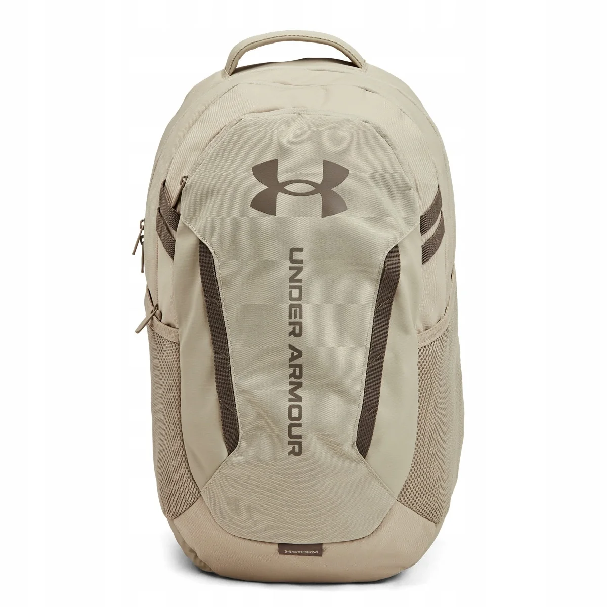Plecak treningowy uniseks Under Armour UA Hustle 6.0 Backpack - beżowy
