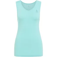 Koszulki sportowe damskie - Koszulka bez rękawów damska ODLO Performance X-Light Eco BL Top V-Neck Singlet - miniaturka - grafika 1