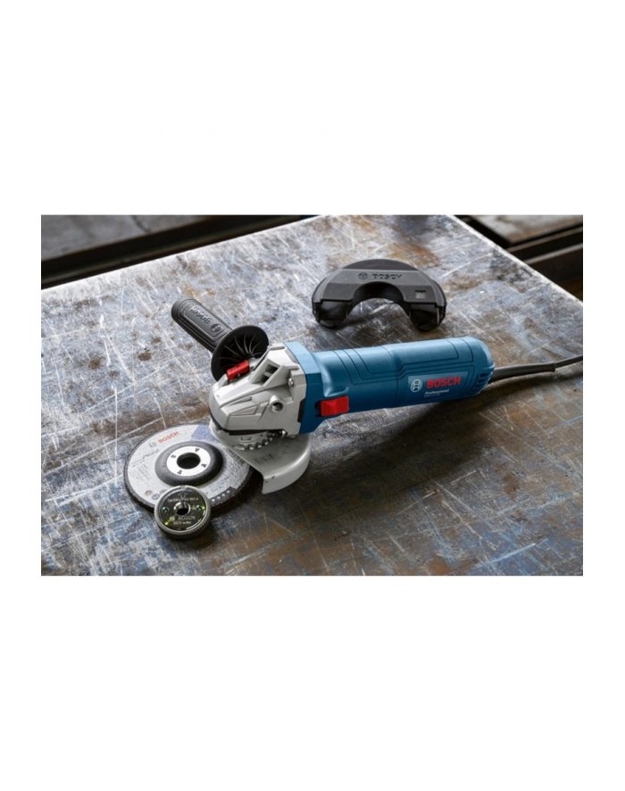 Bosch angle grinder GWS 12-125 Professional blue, 1,200 watts, including SDS union nut