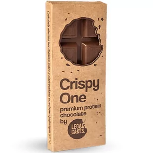 LEGAL CAKES CZEKOLADA CRISPY ONE 75G - Zdrowa żywność - miniaturka - grafika 1