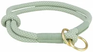 Obroże dla psów - Obroże treningowe dla psów Trixie Soft Rope Kolor Zielony Mięta L/XL 55 cm - miniaturka - grafika 1