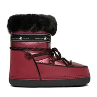 Śniegowce damskie - Śniegowce Beverly Hills Polo Club GH-9094 Bordowy - miniaturka - grafika 1