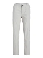 Spodnie męskie - Jack & Jones Spodnie chino w kolorze kremowym - miniaturka - grafika 1