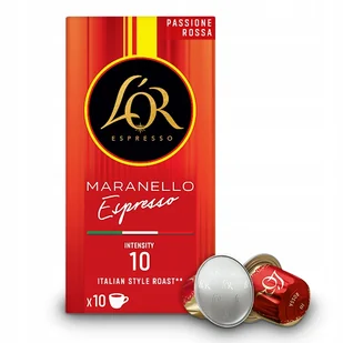 Kapsułki do Nespresso L'or Passione Rossa Maranello 10 szt. - Kawa w kapsułkach i saszetkach - miniaturka - grafika 1