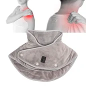 Masażery - Poduszka grzewcza na szyję i ramiona, 3 ustawienia temperatury, relaksująca przenośna elektryczna poduszka grzewcza na plecy i brzuch - miniaturka - grafika 1