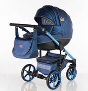 Wózki dziecięce - Navi - Metalic Blue - 3w1 - Wózek dziecięcy - Kajtex - miniaturka - grafika 1