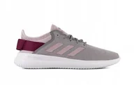 Buty sportowe damskie - Adidas Cloudfoam QT Flex B43754 szary - miniaturka - grafika 1