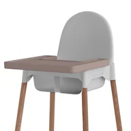 Krzesełka do karmienia - Mata silikonowa pełna na krzesełko IKEA Antilop - PINK, BabySteps - miniaturka - grafika 1
