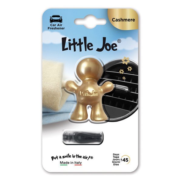 Odświeżacz samochodowy do kratki nawiewu zapach kaszmir Little Joe 3D złoty