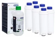 Akcesoria i części do ekspresów do kawy - 6x FILTR WODY do DeLonghi + Odkamieniacz ZESTAW - miniaturka - grafika 1