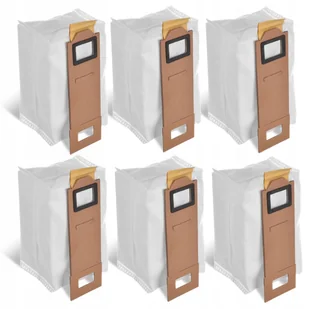 6X Worek Zamienny na kurz do stacji Xiaomi RoboRock S7 Max S70 S75 T7S PLUS - Worki do odkurzaczy - miniaturka - grafika 1