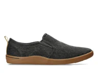Półbuty męskie - Clarks, Półbuty męskie, Mapped Slip Black Fabric, czarny, rozmiar 40 - miniaturka - grafika 1