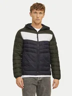 Kurtki męskie - Jack&Jones Kurtka zimowa Sprint 12258441 Czarny Regular Fit - miniaturka - grafika 1