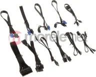 Kable komputerowe i do monitorów - SilverStone Zestaw kabli, Czarny SST-PP05-E - miniaturka - grafika 1