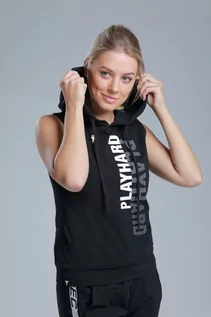 Koszulki sportowe damskie - Boxer Hoodie Trecgirl 01 Stripe Black - grafika 1