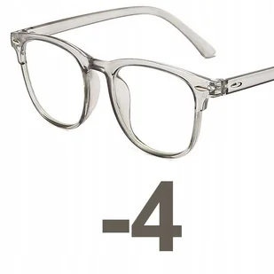 OKULARY KOREKCYJNE NERD nerdy retro MINUSY -4 - Okulary korekcyjne, oprawki, szkła - miniaturka - grafika 1