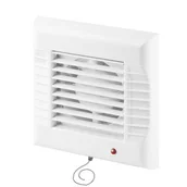 Wentylatory łazienkowe - Wentylator łazienkowy WM100W biały, 0,76 kg, Ø100, włącznik pociągany AWENTA - miniaturka - grafika 1