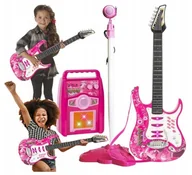 Instrumenty muzyczne dla dzieci - Gitara Elektryczna Mikrofon Karaoke Dla Dzieci - miniaturka - grafika 1