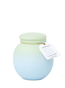 Świeca zapachowa szklana Paddywax Orb 141 g Driftwood Indigo - green  / blue - Świece - miniaturka - grafika 1
