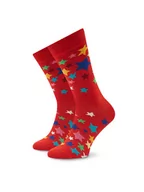 Skarpetki dla dzieci - Happy Socks Skarpety Wysokie Dziecięce KSTS01-4300 Czerwony - miniaturka - grafika 1