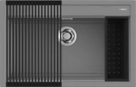 Zlewozmywaki - ELLECI BEST 130 + AKC titanium (M73) METALTEK - miniaturka - grafika 1