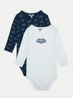 Body dla niemowląt - OVS Komplet 2 par body dziecięcych 2133409 Niebieski - miniaturka - grafika 1
