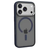 Etui i futerały do telefonów - Etui WINNER GROUP Matte Frame MagSafe do Apple iPhone 17 Pro Max Niebieski - miniaturka - grafika 1