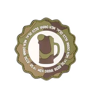 Odzież taktyczna i umundurowanie - 101 Inc. - Naszywka 3D - Real Men Drink Beer - Woodland - 444130-7313 - miniaturka - grafika 1