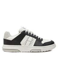 Sneakersy męskie - Sneakersy Tommy Jeans The Brooklyn Leather EM0EM01429 Czarny - miniaturka - grafika 1