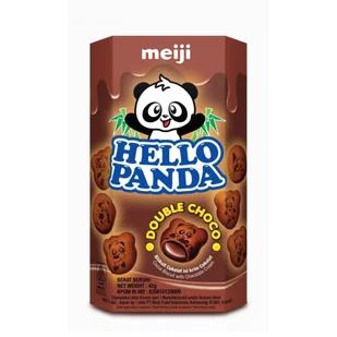 meiji Hello Panda Double Choco 42g - Ciastka - miniaturka - grafika 1