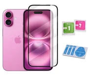 Szkła hartowane na telefon - SZKŁO HARTOWANE do iPhone 16 PEŁNE NA CAŁY EKRAN 5D HD+ SZYBKA - miniaturka - grafika 1