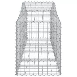 Kosze gabionowe, 30 szt, 200x50x60/80 cm, galwanizowane żelazo - Ogrodzenia - miniaturka - grafika 6