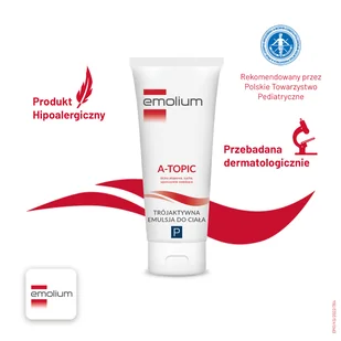 Emolium P emulsja trójaktywna do ciała - 200ml - Kosmetyki do kąpieli - miniaturka - grafika 2