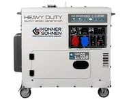Agregaty prądotwórcze - Könner & Söhnen Agregat prądotwórczy KS 9200HDES -1/3 ATSR moc7.5 kW - miniaturka - grafika 1