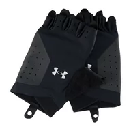 Rękawice do ćwiczeń - Rękawiczki treningowe damskie Under Armour czarne 1329326 XS - miniaturka - grafika 1