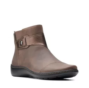 Cora Tropic [taupe combi leather] - rozmiar 37.5 - Botki damskie - miniaturka - grafika 1